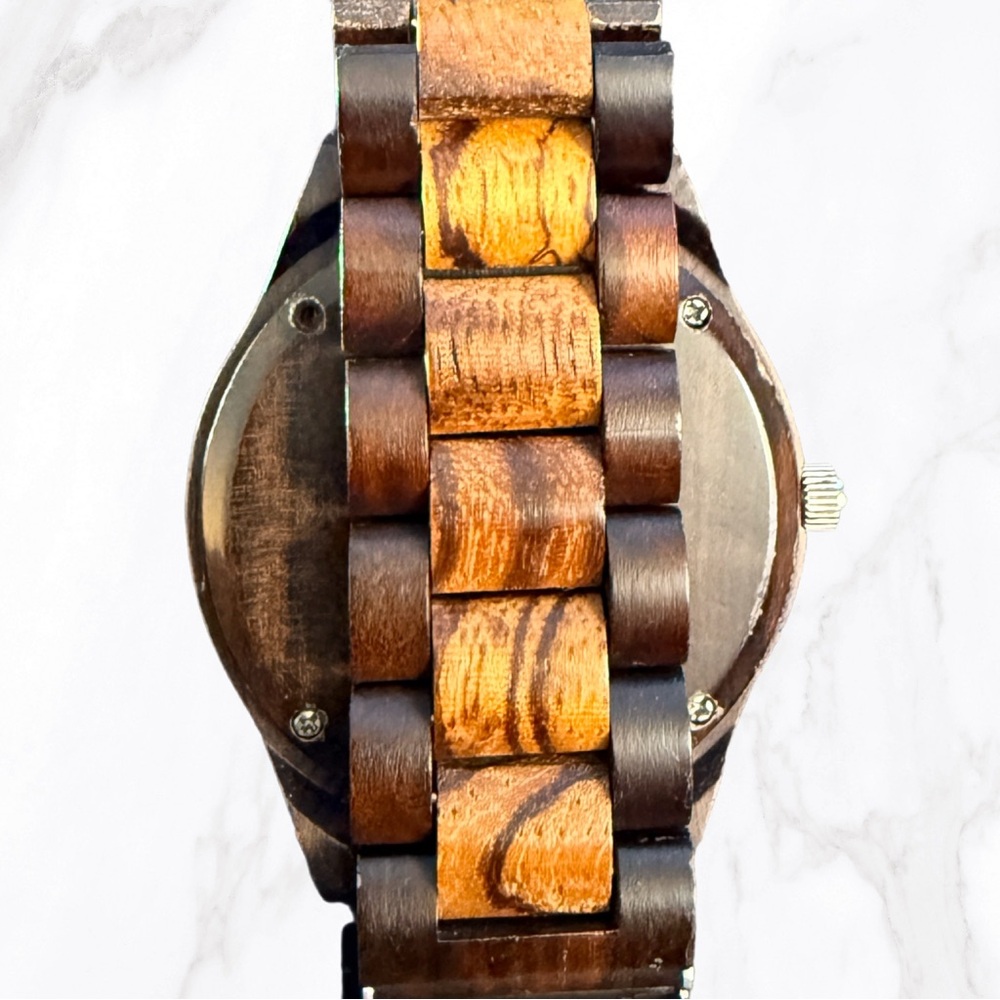 Treehut Men’s Wooden Watch – Mixed Wood with Wooden Dial - Picture 2 of 5